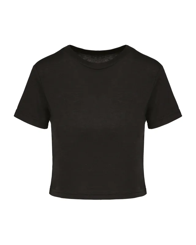 Camiseta crop sin marcar