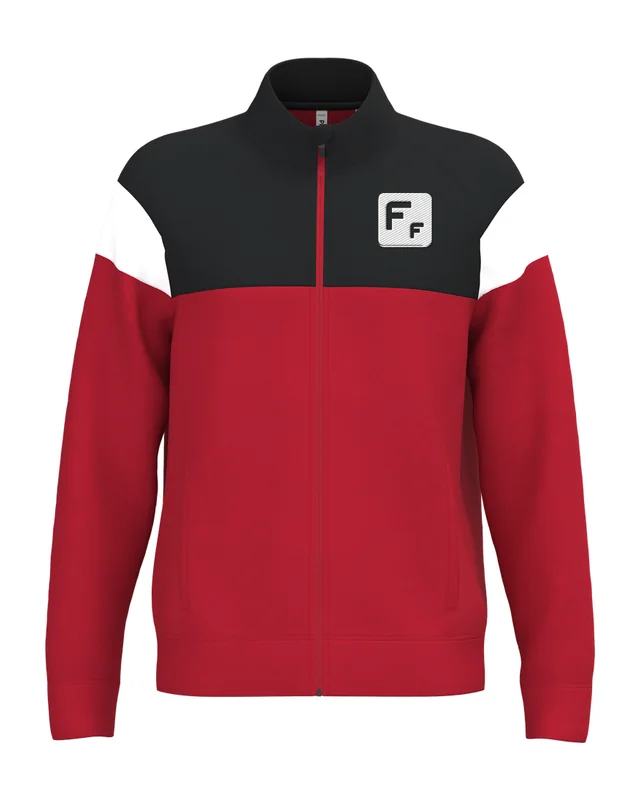 Chaqueta de chándal con el logo de Fun Fashion (simulación)